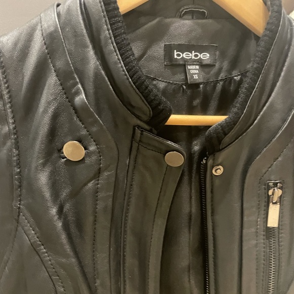 Bebe Vintage Leather Vest - Picture 2 of 3